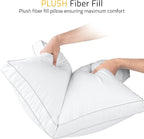 Utopia Bedding Bed Pillows for Sleeping King Size (White), Set of 2, Cooling Hotel Quality, Gusseted Pillow for Back, Stomach or Side Sleepers