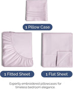 Twin XL Size 3 Piece Sheet Set - Comfy Breathable & Cooling Bed Sheets Set - Hotel Luxury Bedding for Women, Men, Kids, Teens, Boys & Girls - Deep Pockets and Wrinkle Free - Oeko-Tex - Light Lavender