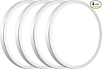 slochi 4PACK LED Flush Mount Ceiling Light Fixture White, 9Inch 24Watt, 5000K Daylight Ultra Slim Ceiling Lamp for Living Room, Dining Room, Hallway,NOT-DIMMABLE