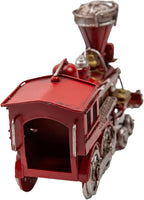 Berfutall-11'' Iron Classic Red Truck Pick-up Model Collectible Vehicle Decoration, Metal Truck Christmas Decor ，Unique Blend of Vintage, Rustic, Farmhouse Truck Decor for Table Top Decor. (D Small)