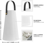 Portable Outdoor Table Lamp, Cordless Rechargeable Outdoor Table Lanterns RGB LED Lights with Remote, IP44 Water-Resistant Battery Operated Hanging Lamp for Patio Garden Camping Dining Room