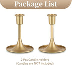 Sziqiqi Taper Candlestick Candle Holder - Christmas Table Centerpiece Candle Stick Holders for Wedding Vintage Candleholder Decorations for Thanksgiving Day Birthday Party Event