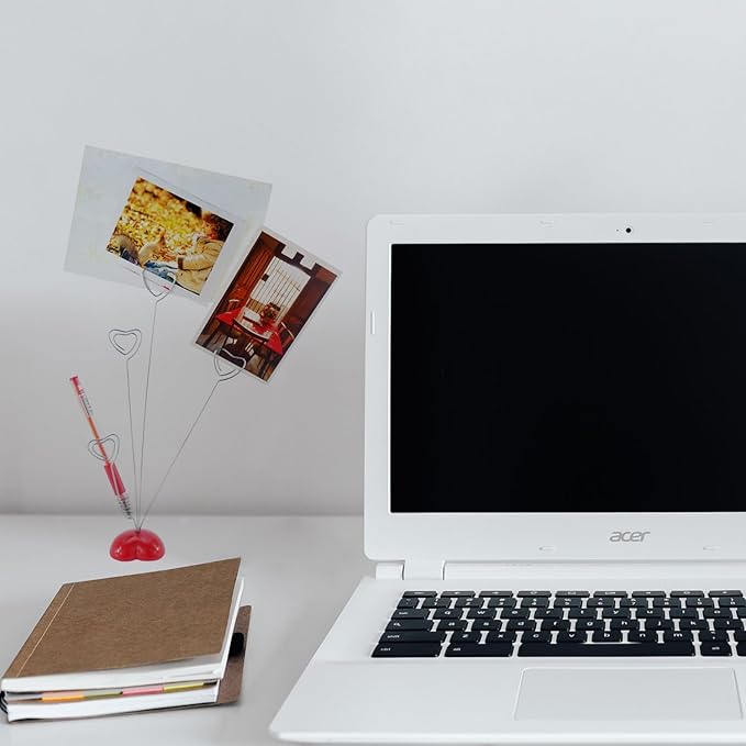 2pcs 4-Branch Family Tree Picture Holder Stand, Table Number Clips Stand for Picture Memo Paper Note Monmory Photo Christmas Wedding Card Display