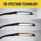 Stella Two Task Lamp, Adjustable Desk Lamp, Dimmable LED Light with Custom Color Temperature for Desk, Home Office, Bedroom, or Living Room, Modern Design for Work, Study, and Reading Needs (12W)