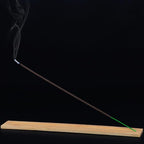 Premium Sage Incense Sticks with Energy Cleansing Engraved Wood Holder - Charcoal Free, Clean, Non Toxic - Negative Energy Protection, Purification - New Home Spiritual Smudging Incenses, 30 Sticks