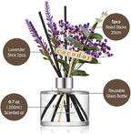 COCODOR Lavender Reed Diffuser/Refreshing Air/6.7oz/1Pack / Home Fragrance Scent Essential Oil Stick Diffuser for Bedroom Bathroom Home Décor