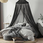 Mosquito Net Bed Canopy for Girls,King Canopy Bed Curtains Full Queen Size from Ceiling,Dome Mosquito Netting Bed Tent Twin Girls Princess Canopy Bed White Decor for Baby Crib,Kid Bed and Adult Beds