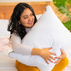 Set of 2 Bed Pillows for Sleeping Standard | Comfortable and Supportive | Premium Soft Down Alternative Microfiber Filled | Back and Side Sleeper Pillow