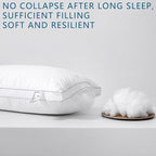 Sleeping Pillows 1 Pack Premium Luxury Hotel Quality Soft Pillow Down Alternative Fill for Beds Good for Belly Sleepers Back, Stomach or Side Sleepers 18x 30 Inch