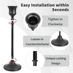 CHILL RECIPE Black Candlestick Holder Tall Taper Candle Holder for Home Decor Table Centerpiece Party Festival Decorations Halloween Decoration (4 Set 12Pcs)