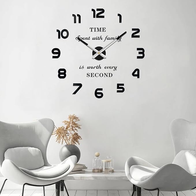 VANGOLD Big Wall Clock for Living Room