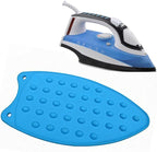Bringsine Silicone Iron Rest Pad for Ironing Board Hot Resistant Mat(Blue)