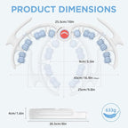 Cellulite Massage Tool Deep Fascia Massager & Dimpled Skin Remover for Legs - Anti-Cellulite Roller Tech with Lymphatic Drainage, Smooth Skin & Pain Relief for Thighs & Buttocks Sculpting