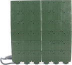 36 Pockets Hanging Planter Bags, Vertical Wall Mounted Plant Planting Grow Bags, Stackable Wall Planter with Timer, Self Watering Hanging Planters for Outdoor Indoor Garden-Green