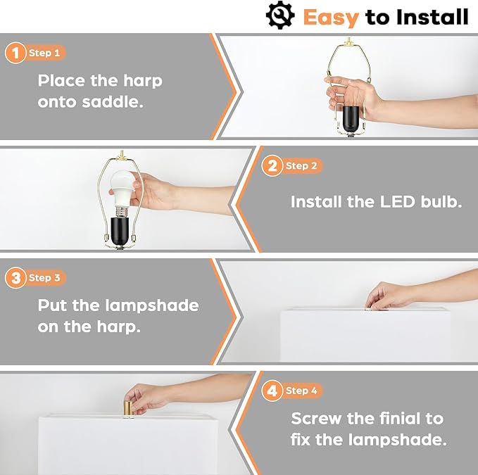 Modern Vintage Gold Table Lamp Set of 2, 28inch Tall Lamps for Living Room Bedroom with 2 USB Ports&AC Outlet, 3 Way Dimmable Touch Control Desk Lamps for Reading Home Office, E26 Socket, with Bulb