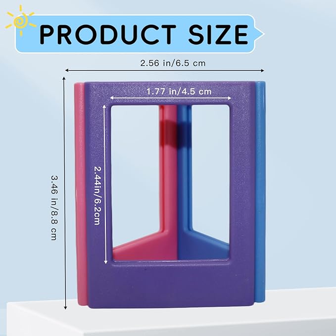 40 Pack Magnetic Picture Frame 2x3 Picture Frame Bulk Mini Picture Frames Set For Fujifilm Instax Frame Cute Multiple Colorful Photo Frames for Refrigerator Wallet Size Picture Frames