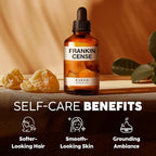 Kukka Frankincense Essential Oil for Face & Skin - 4 Fl Oz - 100% Pure Natural Frankincense Oil Made from Ethiopia Resin - A Holy & Woody Scent for Body Comfort, Aromatherapy & DIY Soap Making