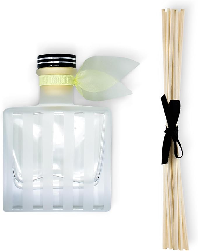 LOVSPA Reed Diffuser Set, Pomelo Grapefruit Scented Oil Diffuser with Sticks, Home Fragrance Accessories for Bathroom Shelf Decor, Aroma Diffusers for Home or Office Desk, USA Made