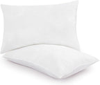 ROYALE LINENS Pillows Queen Size Set of 2 - Bed Pillows for Sleeping - Cooling Pillow for Back, Stomach or Side Sleepers - Down Alternative Queen Pillows - Soft Hotel Quality (20x30 Inches, Pack of 2)