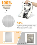 ALKB Funny Donkey Are You Pooping Metal Signs Vintage Farmhouse Bathroom Wall Decor Donkey Lovers Gift 8 x 12 Inch