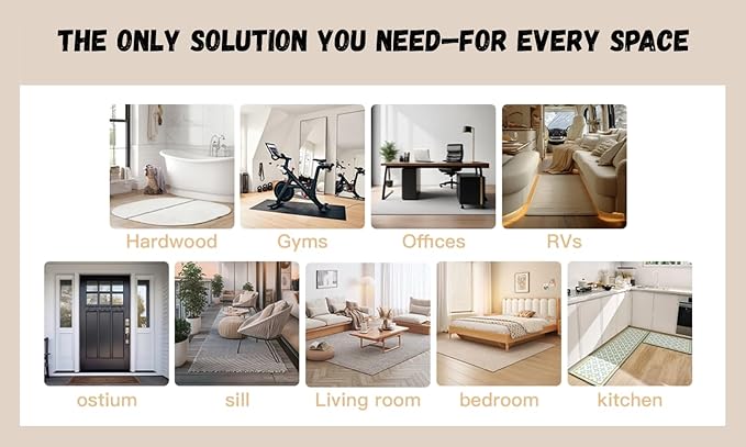 16-Pack Gripper for Rug for Hardwood Floors and Tiles: Double-Sided Reusable Rug Carpet Tape. Anti-Slip Tape Grips Area Rugs, Non-Slip Rug Pads Prevent Sliding, Curling, and Bunching