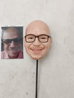 Customizing Bobblehead Figurine Personalized Sculpture Customized Photo bobblehead Doll, Birthday Gift, Gifts for mom and Friends, Corporate Gifts (One Person, 6.5 inches)