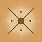 8-Light Modern Farmhouse Gold Geometric Chandelier, Large Industrial Metal Kitchen Light Fixtures, Rustic Cage Hanging Lights for Dining Room Entryway Foyer Living Room Stairway