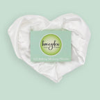 Honeydew Organic Silk Side Pillow Curved Pillowcase - The Ultimate Luxury Pillowcase to Reduce Wrinkles and Improve Skin and Hair Health - King Size (Powdered Sugar White)