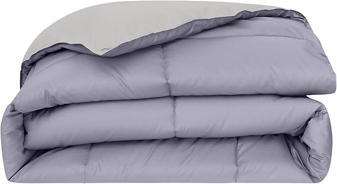 Modern Threads Down Alternative Reversible Comforter Purple/Silver King