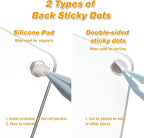 6 Pack Acrylic Fridge Magnetic Frame for Polaroid, 2.36x3.54 In Mini Picture Frames for Fujifilm Instax Mini, Double Sided Photo Refrigerator Magnet Picture Frame, Clear Picture Display Frame