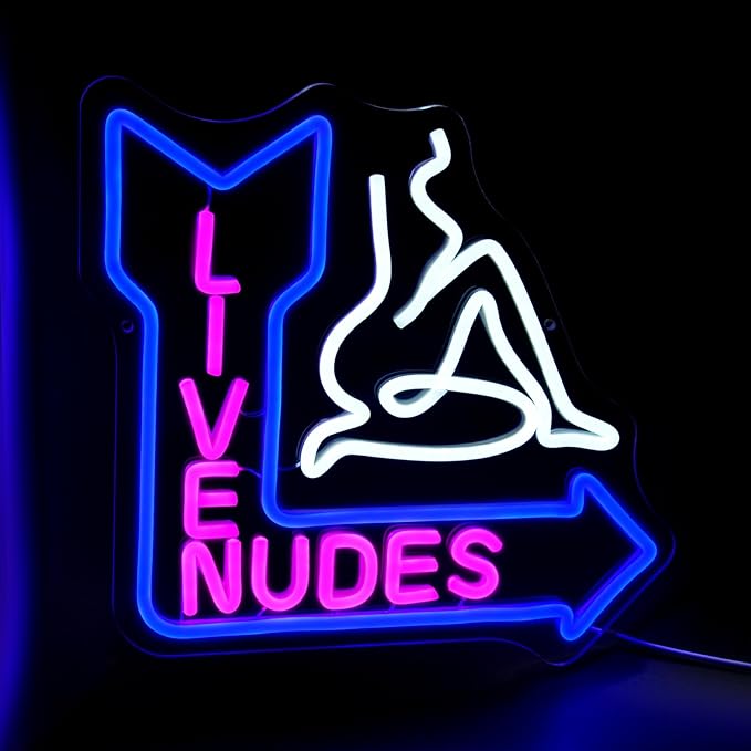 Lady Neon Signs for Wall Decor LED Neon Sign for Room Neon Light Sign for Wall Decor Birthday Party USB Powered