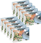 Mini Acrylic Picture Frame 2.5x3.5 Clear Double Sided Magnetic Photo Frames Block Frameless Acrylic Business Card Frame Desktop Display Stand for Office Home Decoration 20mm Thick (10 Pack)