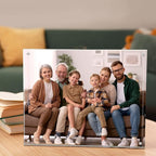 SYNTRIFIC Acrylic Frames 8x10,5 Pack 10+10mm Thickness Frame Acrylic,Freestanding Double Sided Magnetic Frame Lucite Frame Transparent Gift for Desktop Display