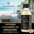 Luxury Hotel Fragrances - Hotel Fragrance Oil - Diffuser Oil Blends for Aromatherapy (Parisian Villa) 4.05 Fl Oz (120ml)