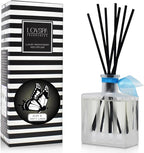 LOVSPA Reed Diffuser Set, Aloe & Soft Linen Scented Oil Diffuser with Sticks, Home Fragrance Accessories for Bathroom Shelf Decor, Aroma Diffusers for Home or Office Desk, USA Made