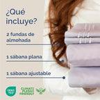 Cal King Size 4 Piece Sheet Set - Comfy Breathable & Cooling Bed Sheets Set - Hotel Luxury Bedding for Women, Men, Kids, Teens, Boys & Girls - Deep Pockets & Wrinkle Free - Oeko-Tex - Light Lavender