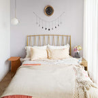 Mkono Moon Phase Wall Hanging Boho Aesthetic Room Decor Metal Moons Garland Hanging Art Bohemian Home Decoration for Girls Room Nursery Bedroom Livingroom Dorm, Ideal, Black, 50"