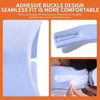 Neck Brace Soft Adjustable Neck Support Brace for Sleeping, Neck Pain and Support, Keep Vertebrae Stable and Aligned, Relief Spine Pressure, for Women & Men, Light blue (Light blue, L)