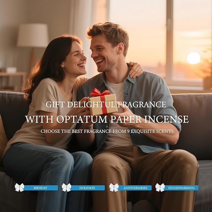 7-Day Incense Sticks Set – Natural Incense Sticks with Palo Santo, White Sage, Lavender, Rose, Sandalwood, Osmanthus & Agarwood – Stress Relief Gifts for Meditation & Relaxation