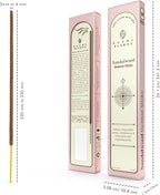 Sandalwood Incense Sticks, Organic Hand Dipped Incense, Natural Herbs & Aromatic Ingredients, Contain 40 Sticks Inside, Burn Time 45-60 Min, Spiritual Gifts for Women and Men