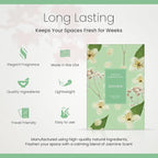 Brooklyn Fragrance Co. Spring Florals Sachet Bags – Jasmine Scented Pouches – Perfect Aroma for Drawers, Closets, Cars and Bathrooms – Long-Lasting Fresh Scent Sachets (6- Pack)