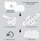 Headboard Pillow King with 2 Pack Neck Roll Pillow Large Headboard Pillow Soft and Supportive with Removable Cover (sage Green, King：76x8x20 Inches)