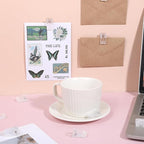 30 Pieces Self Adhesive Clips, Tapestry Wall Hanging Clips, Plastic Hanging Spring Clips Wall Clips Light Clips Photo Clips Poster Clips for Office Home Poster Photo Flag Decorations, Clear