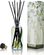 Urban Naturals Lemongrass Verbena Reed Diffuser Scented Sticks Set | (Refresh + Renew) Mind & Body Aromatherapy Collection | Essential Oil Botanical Room Scent