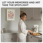 Homeforia A3 Picture Frame Gold, High End Metal 11.7 x 16.5 inch Poster Frames with Mat 8.3 by 11.7 for Photo, A3 Size Frames Matted to A4 Print, 11.7x16.5 Wall Hanging Frame, Tempered Glass, Set of 1