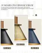 Antique Brass Wall Sconce, HWH Gooseneck Barn Wall Light Fixtures, 1-Light Single Wall Vanity Light, Farmhouse Wall Lamp for Bedroom Bedside Kitchen Hallway, Hammered Metal Shade, 5HZG74B-L BG