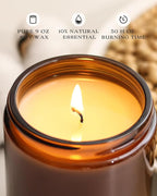 AOOVOO Scented Candles - 4PC Candle Set, 36 oz Soy Candles, Soy Candle for Home Scented, Lavender/Vanilla/Eucalyptus/Sage