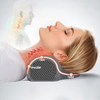 Cervical Neck Pillow: Designed to Help Alleviate Neck discomfort. This Neck Pillow for Sleeping can be Used as a Cervical Traction Device, for Neck Support and Shoulder Relaxation. (Grey)
