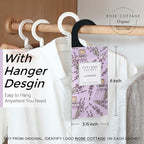 Rose Cottage Large 12 Packs Closet Deodorizer Freshener Closet Air Freshener Home Scented Sachets Room Freshener Scents Air Freshener Closet Odor Eliminator 4 Scents Floral