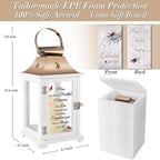 Memorial Lantern, Sympathy Gifts for Loss of Mom/Loved One, Bereavement Gifts, in Memory Loved One Lantern,Celebration Life, Funeral Lantern,Mom You Left me Beautiful Memories